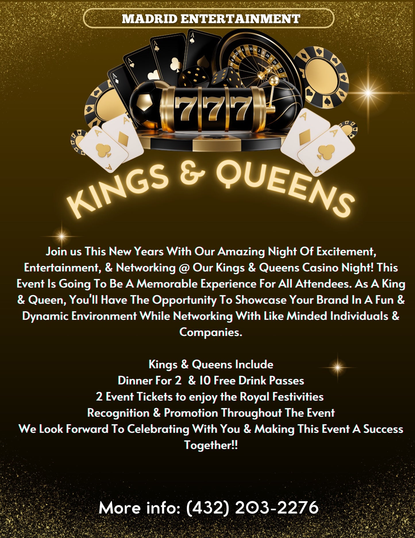 Kings & Queens New Years Casino Night